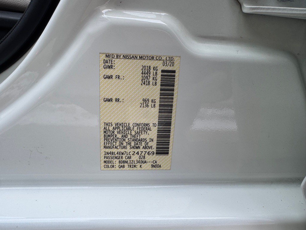 2020 Nissan Altima Image 50