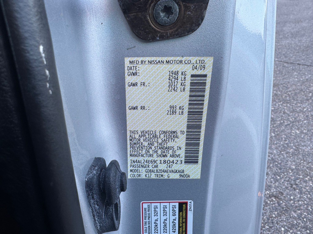 2009 Nissan Altima Image 33