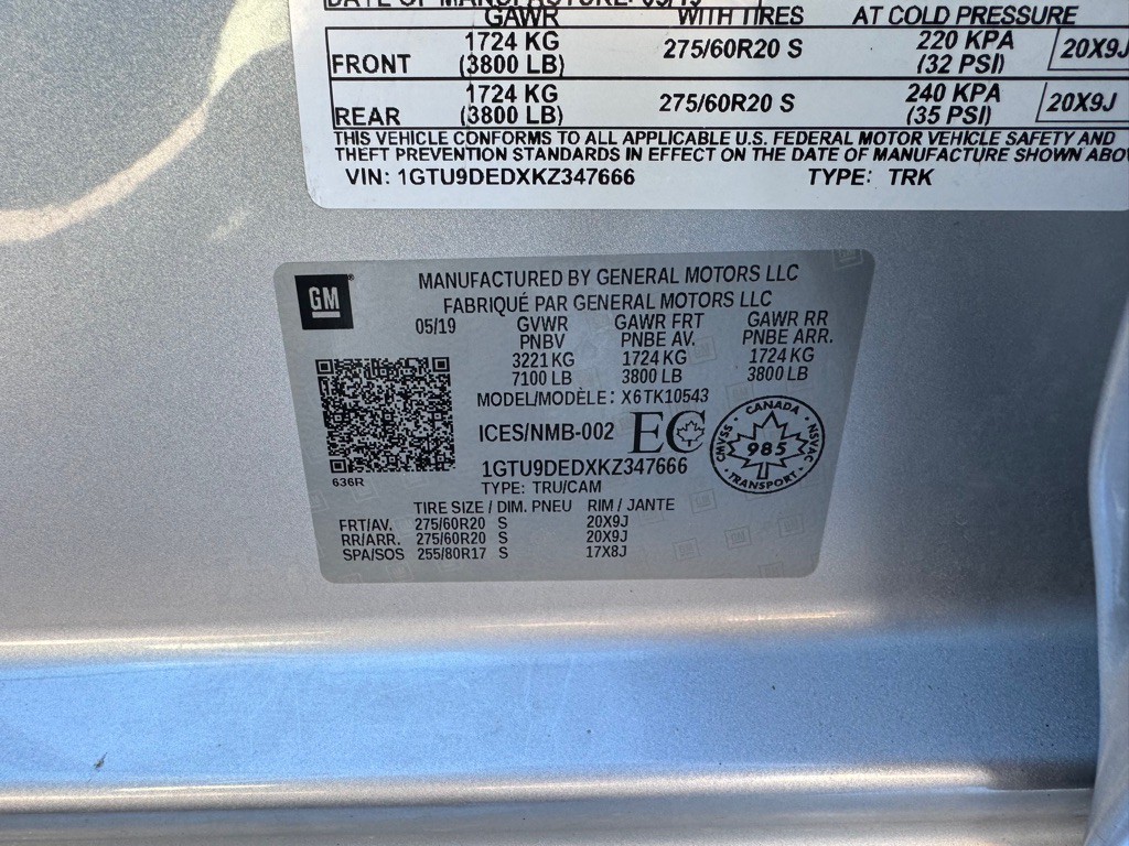 2019 GMC Sierra 1500 Image 55