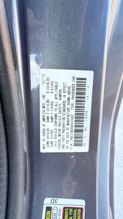 2013 Honda Accord Image 55