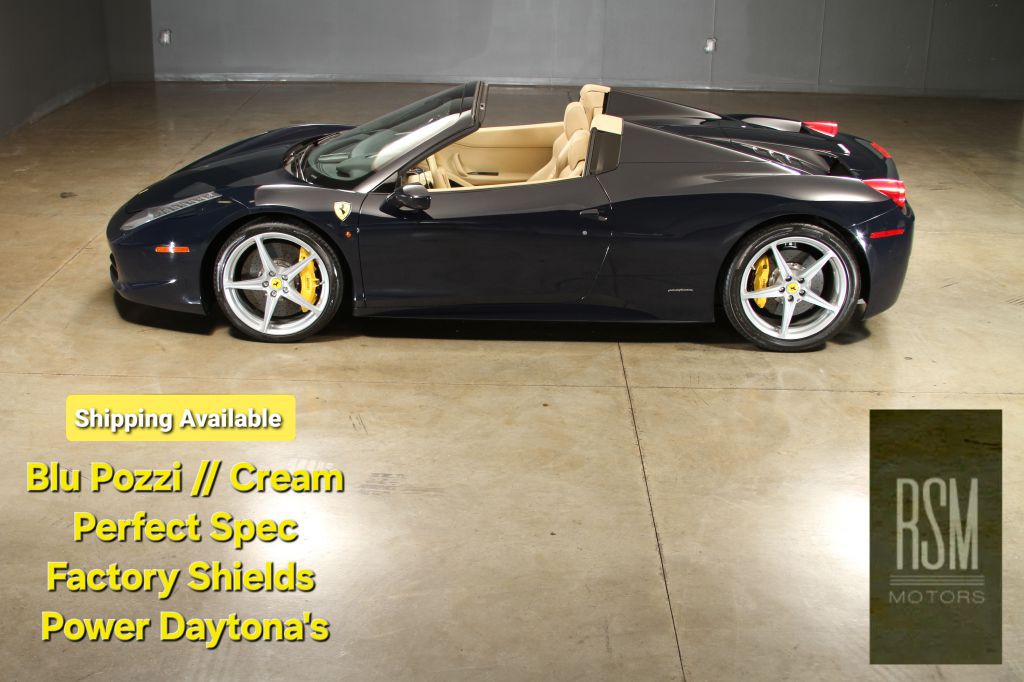 2012 Ferrari 458 SPIDER Image 1