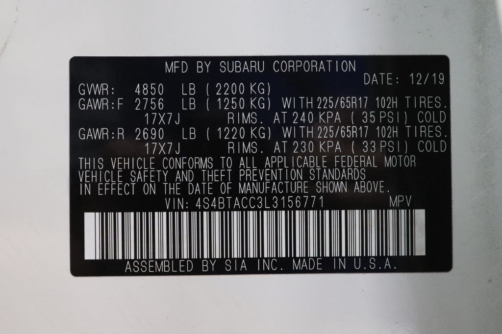 2020 Subaru Outback Image 34