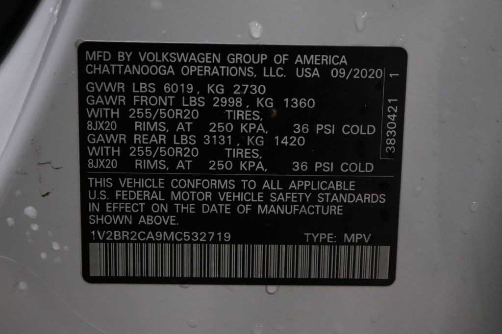 2021 Volkswagen Atlas Image 36