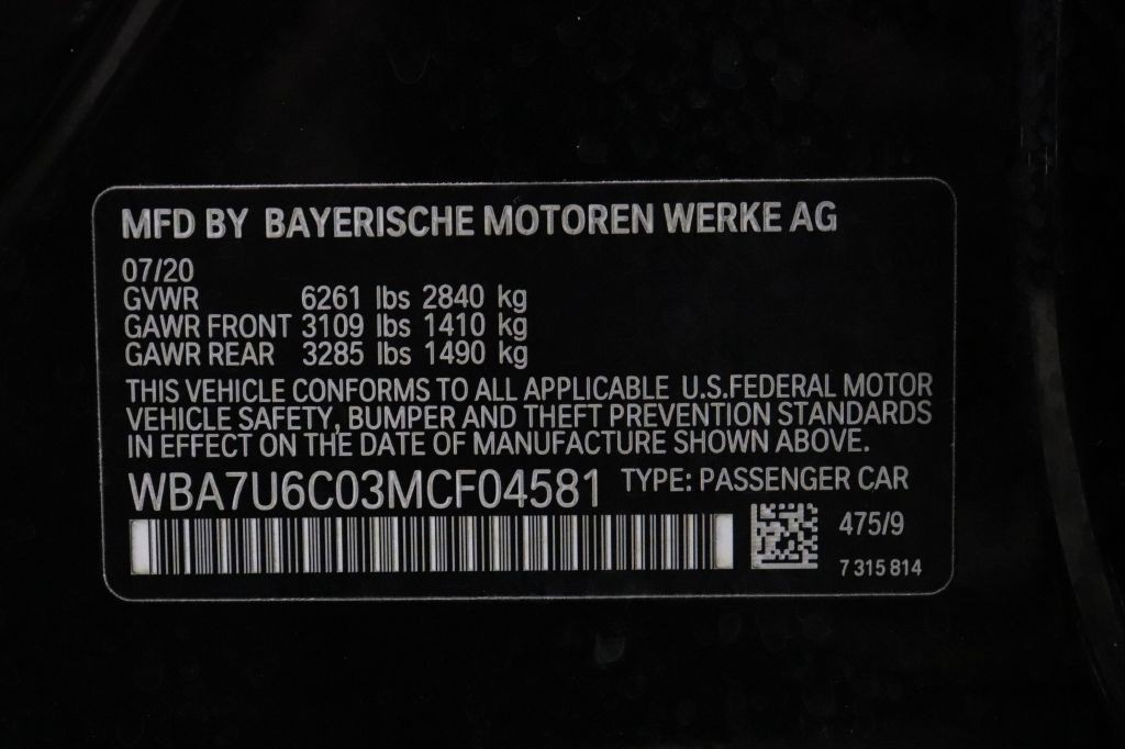 2021 BMW 7 Series Image 38