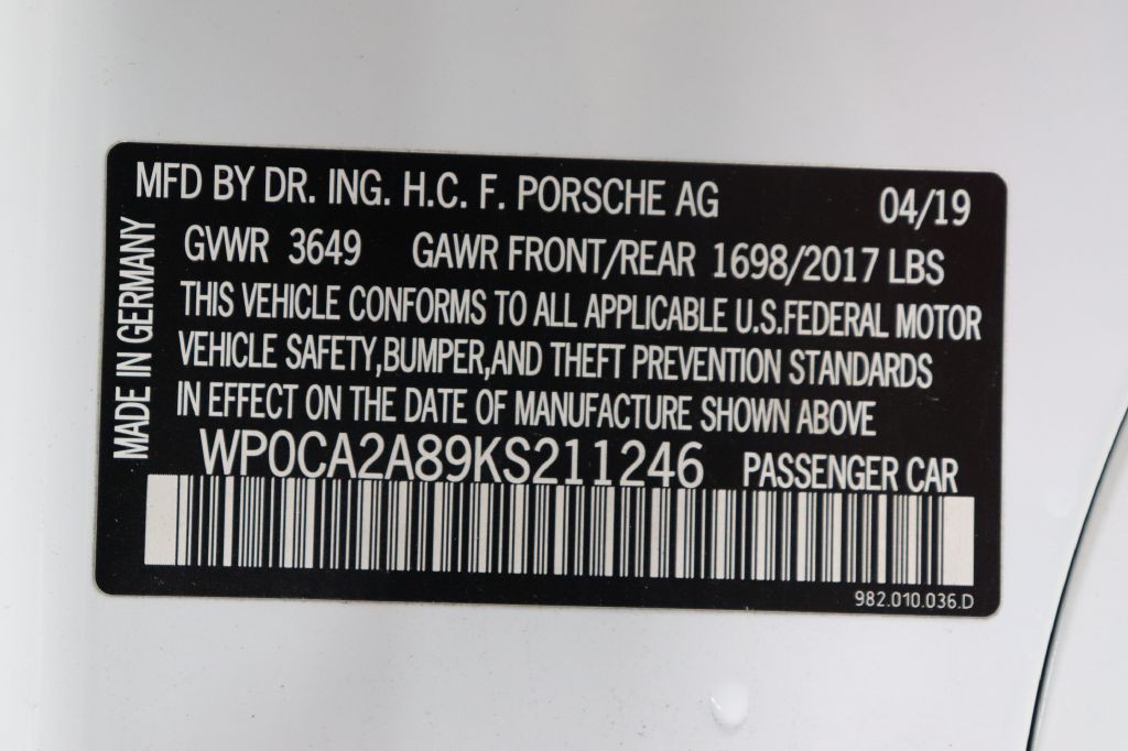 2019 Porsche Boxster Image 39