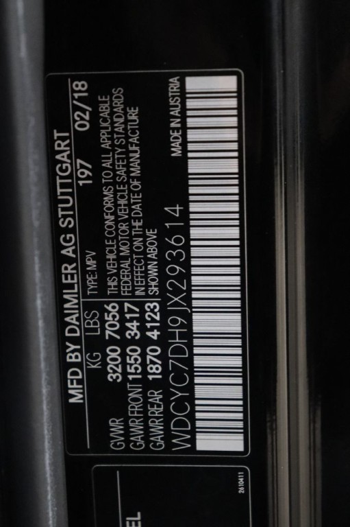 2018 Mercedes-Benz G-Class Image 31