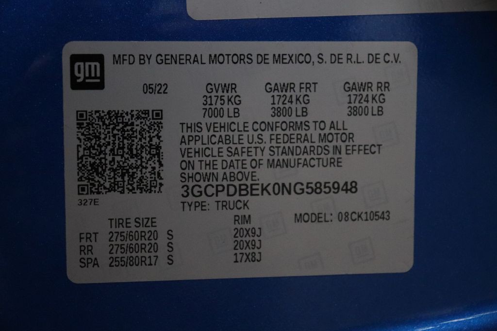 2022 Chevrolet Silverado 1500 Image 34