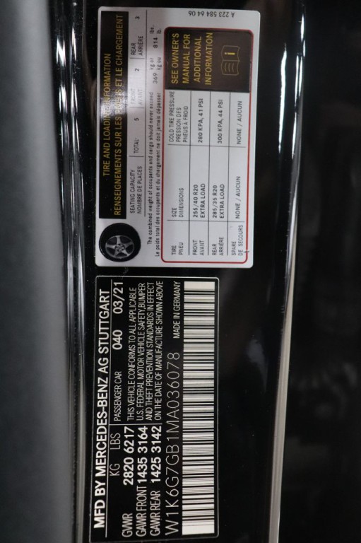 2021 Mercedes-Benz S-Class Image 33