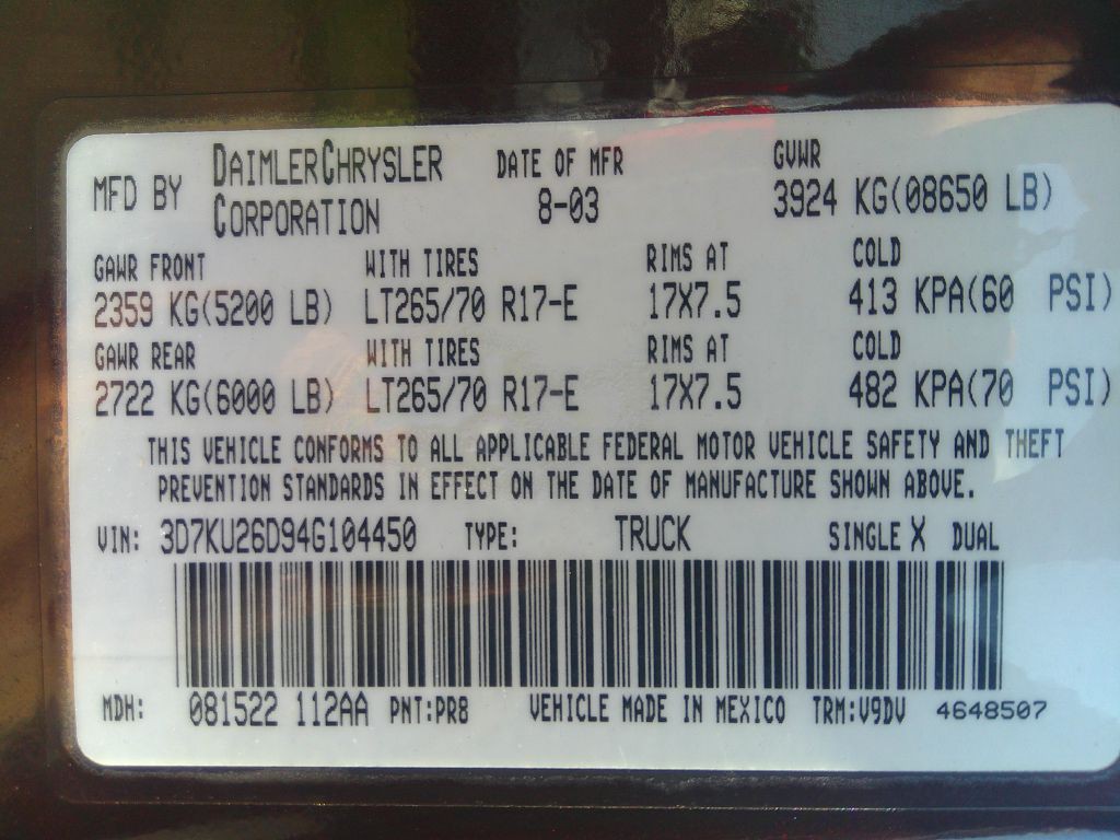 2004 Dodge Ram 2500 Image 28