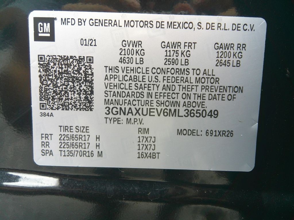 2021 Chevrolet Equinox Image 33