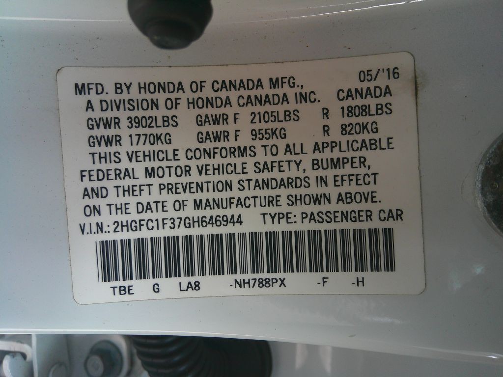 2016 Honda Civic Image 33