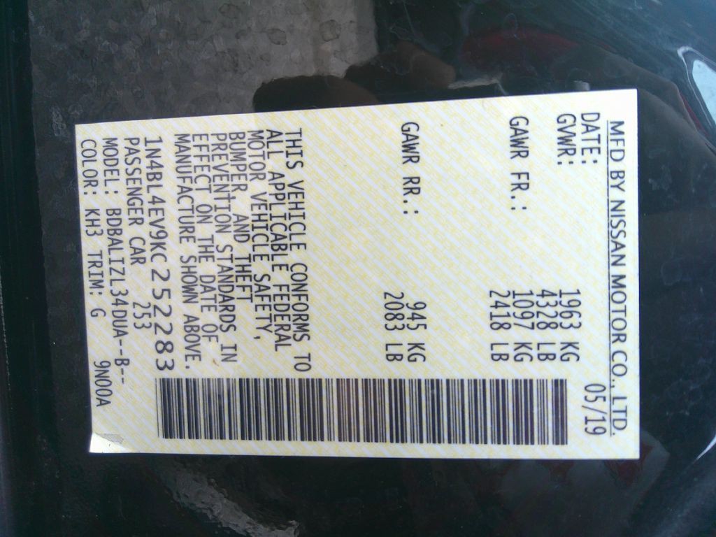 2019 Nissan Altima Image 33