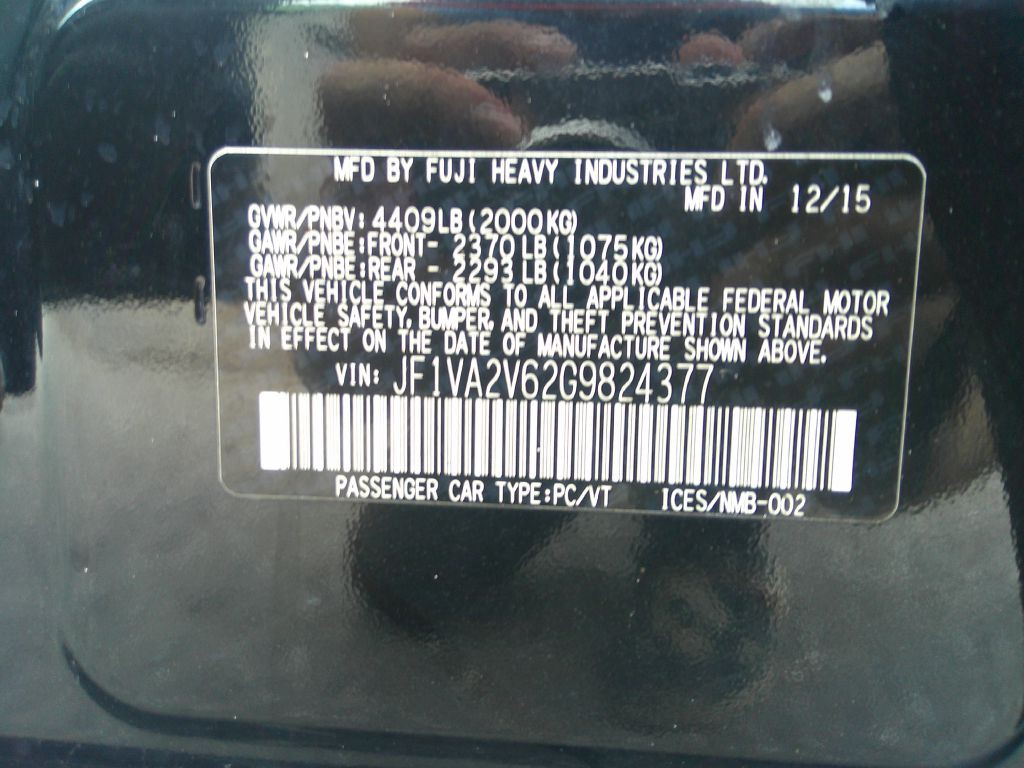 2016 Subaru WRX Image 33