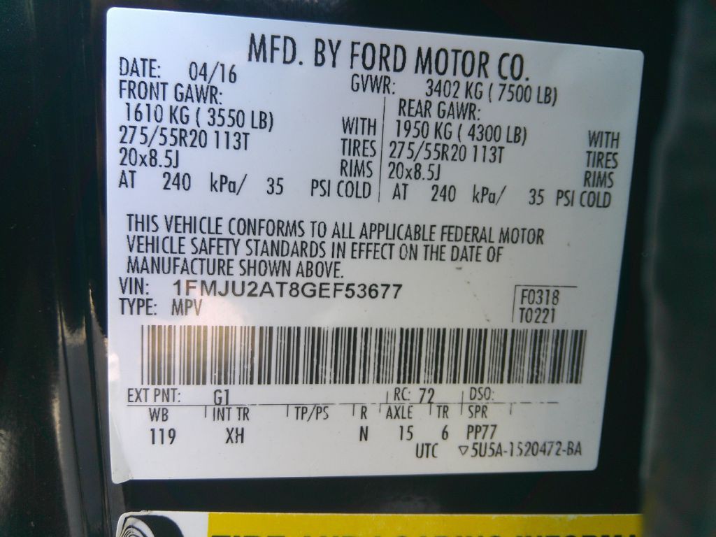 2016 Ford Expedition Image 33