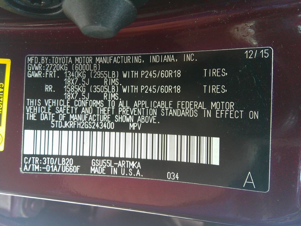 2016 Toyota Highlander Image 37