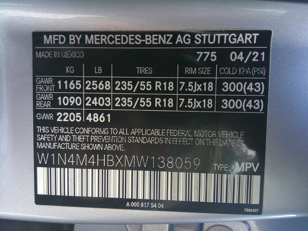 2021 Mercedes-Benz GLB Image 34