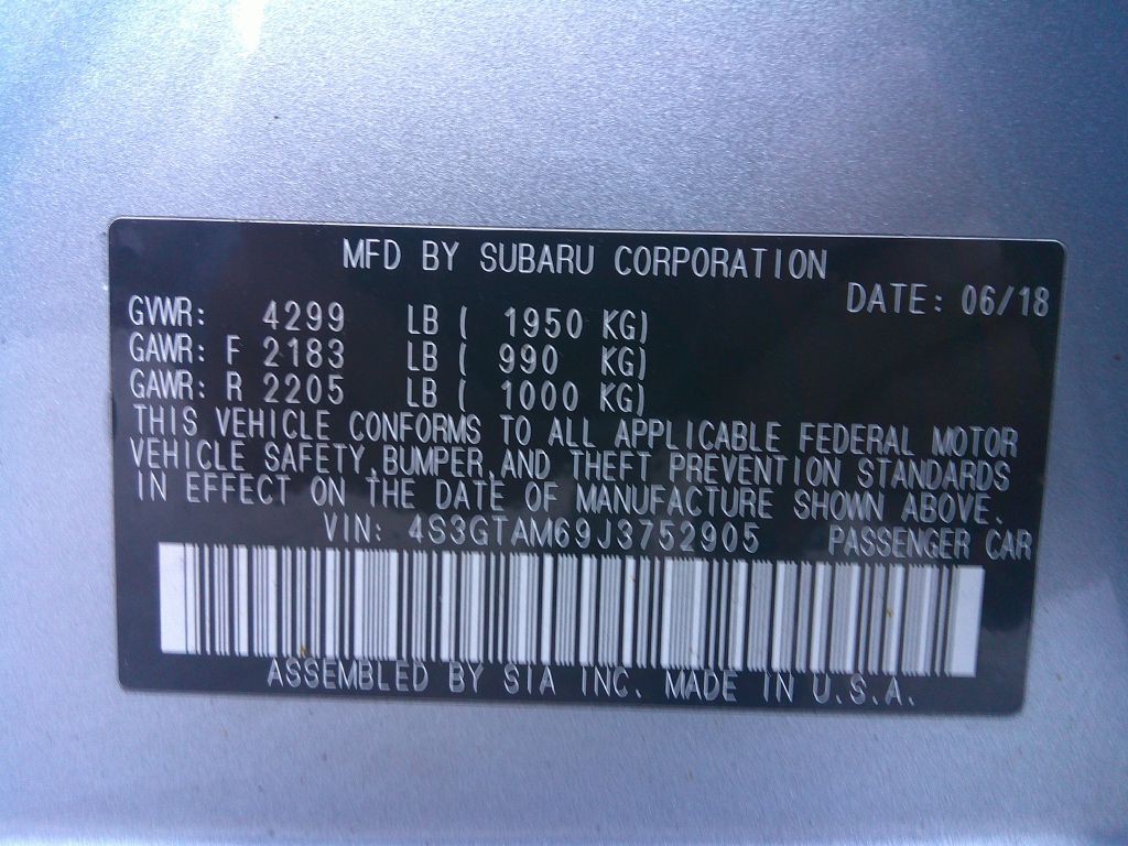 2018 Subaru Impreza Image 36