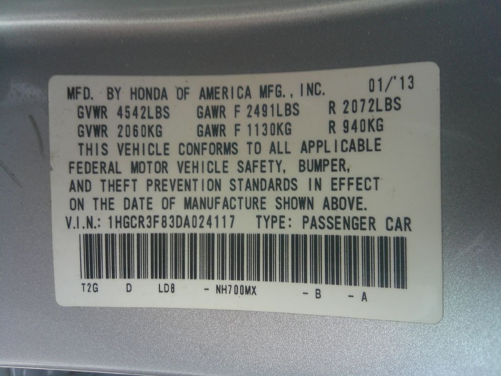 2013 Honda Accord Image 36