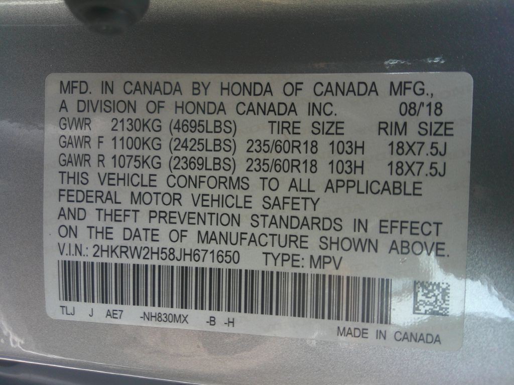 2018 Honda CR-V Image 32