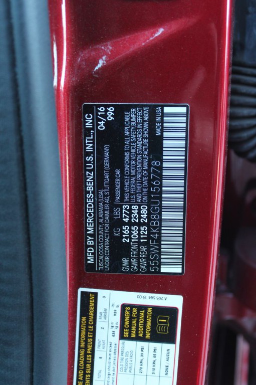 2016 Mercedes-Benz C-Class Image 31