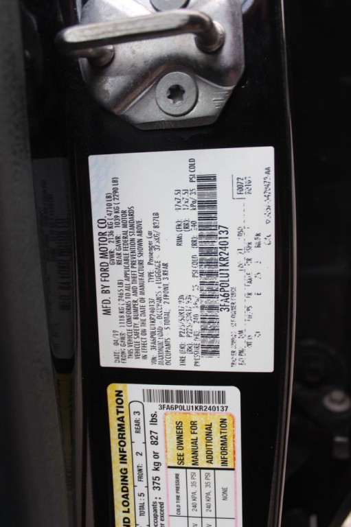 2019 Ford Fusion Image 29