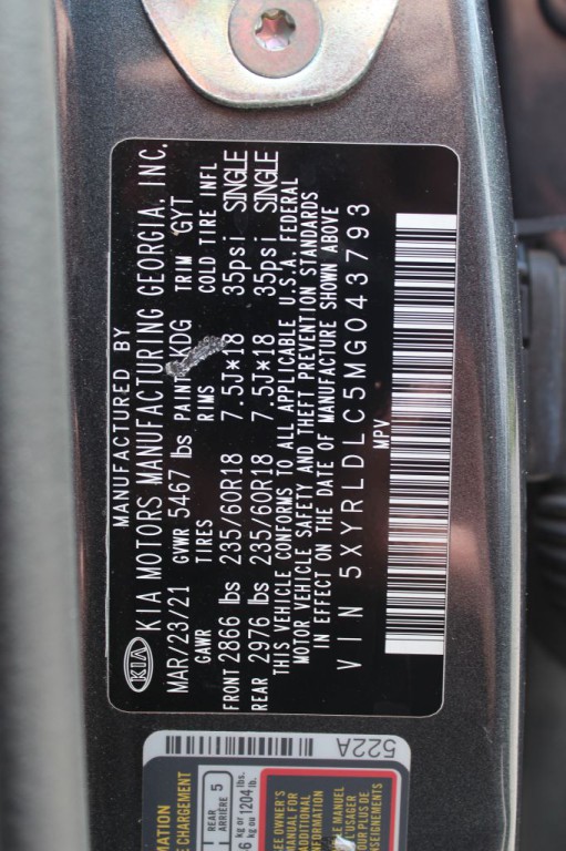 2021 Kia Sorento Image 29