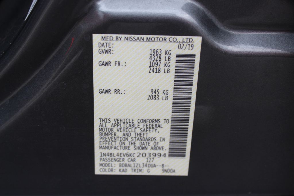 2019 Nissan Altima Image 27
