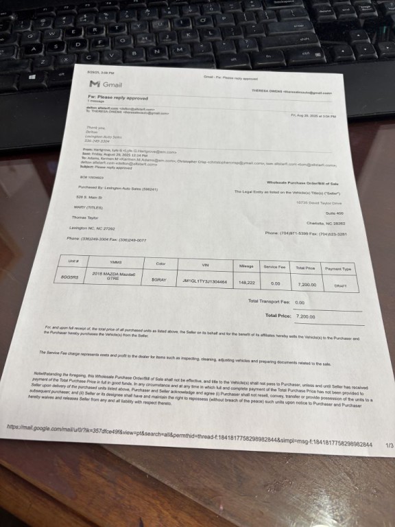 2018 Mazda Mazda6 Image 1