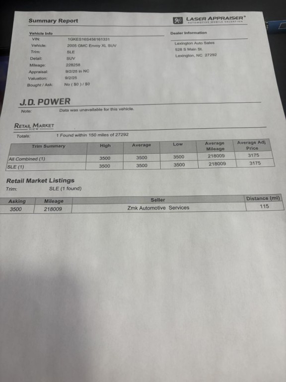 2005 GMC Envoy Image 2