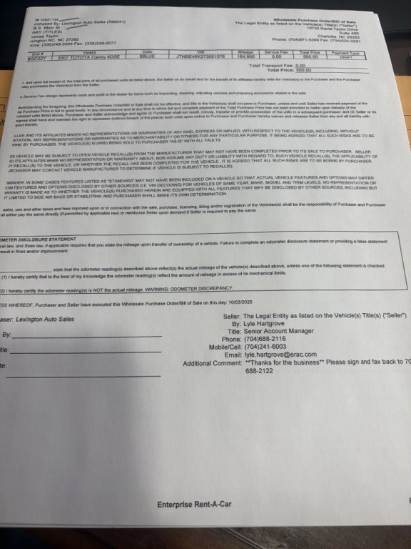 2007 Toyota Camry Image 1