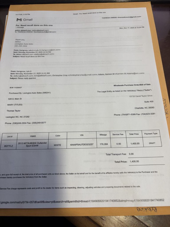 2013 Mitsubishi Outlander Image 1