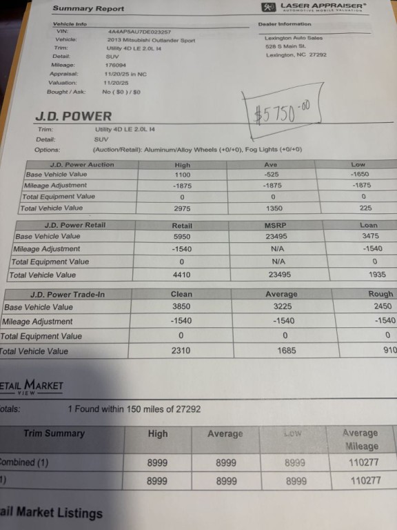 2013 Mitsubishi Outlander Image 2