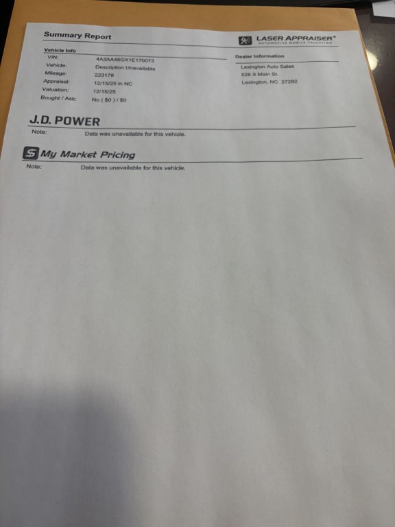 2001 Mitsubishi Galant Image 2