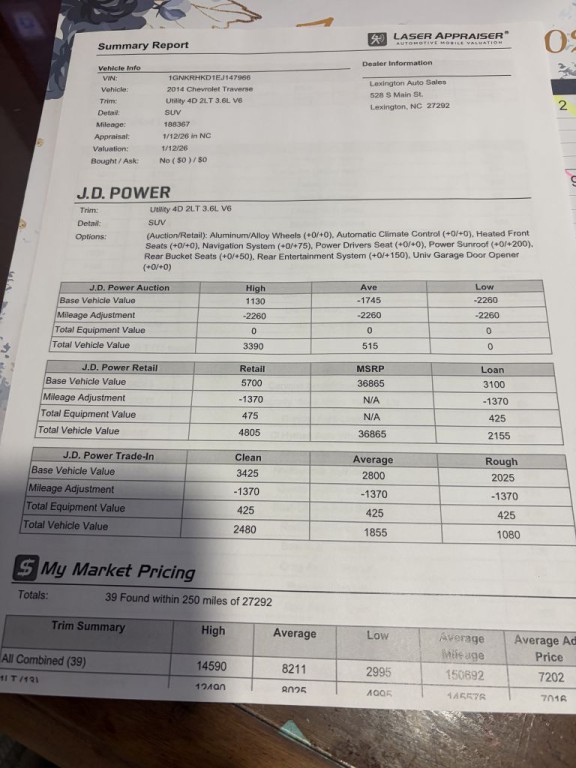 2014 Chevrolet Traverse Image 2