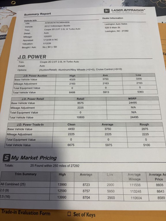 2012 Volkswagen Beetle Image 2