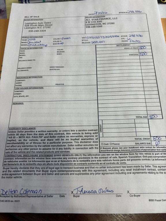 2003 Chevrolet Trailblazer Image 1