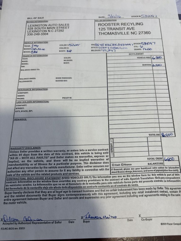 2016 Cadillac SRX Image 1