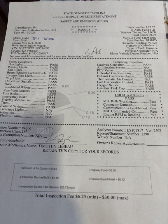 2016 Cadillac SRX Image 2