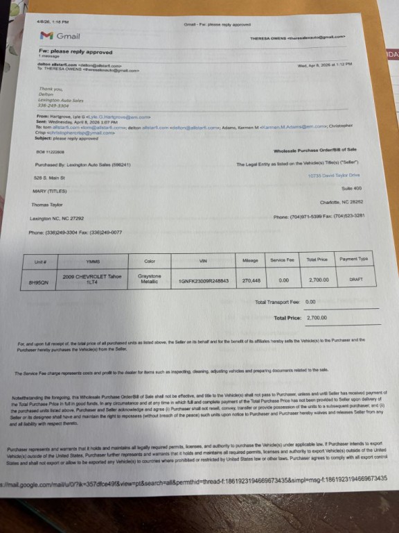 2009 Chevrolet Tahoe Image 1