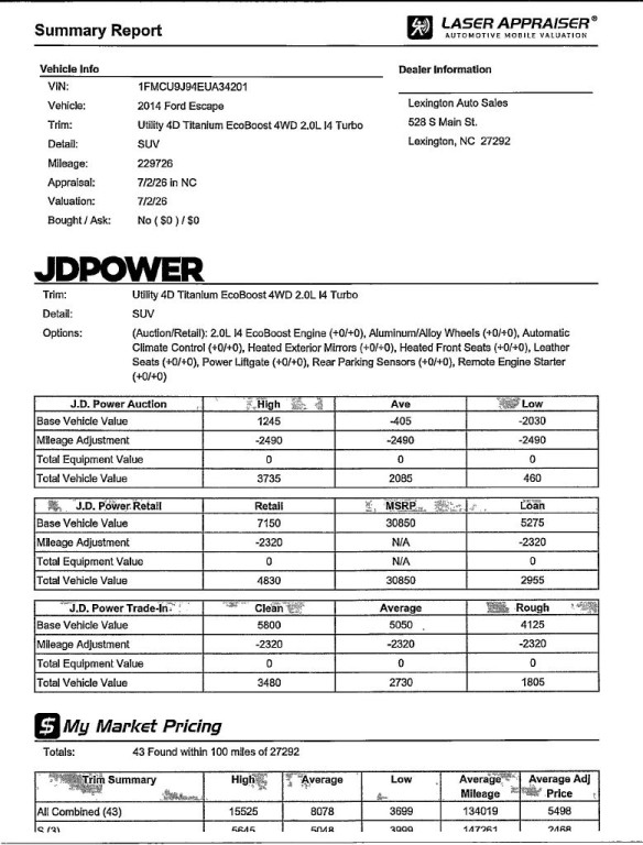 2014 Ford Escape Image 3