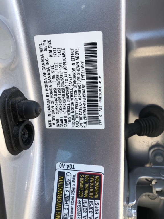 2016 Honda CR-V Image 16