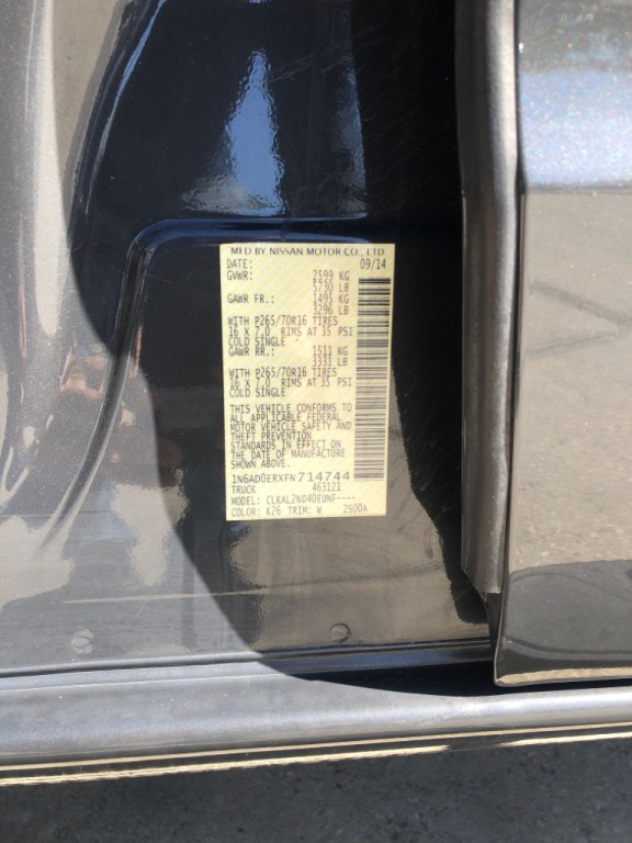 2015 Nissan Frontier Image 18