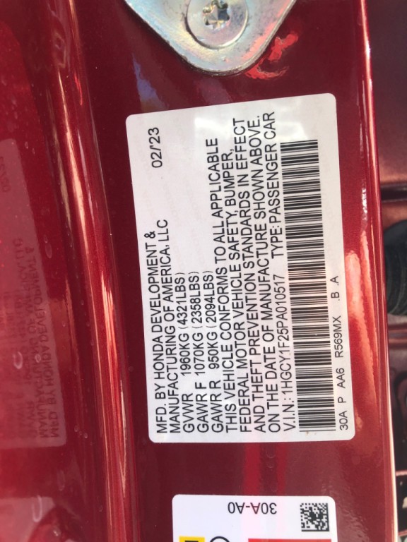 2023 Honda Accord Image 19