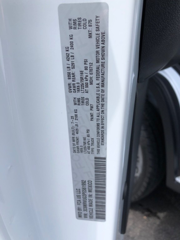 2023 RAM Promaster Image 34