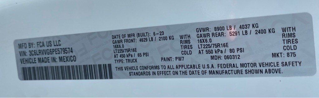 2023 RAM Promaster Image 28