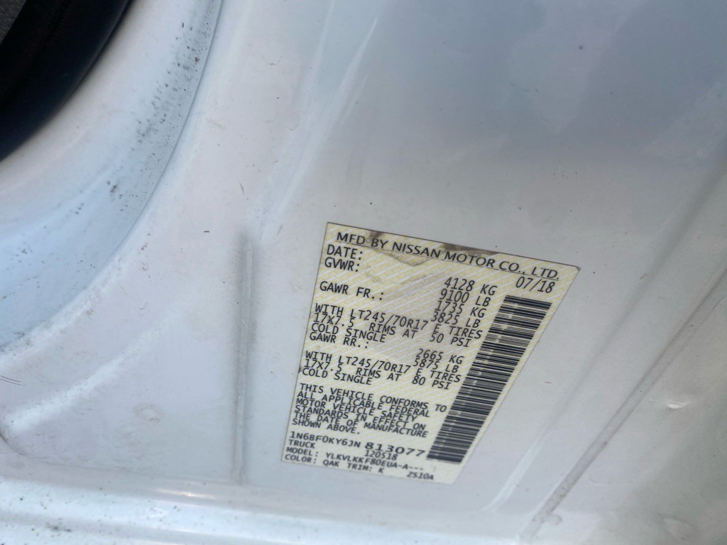 2018 Nissan NV Image 5