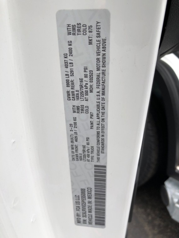 2023 RAM Promaster Image 35