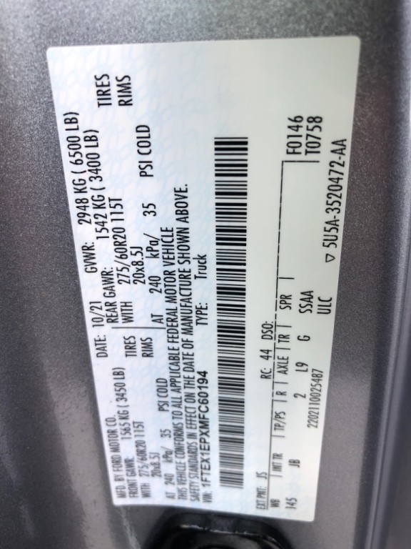 2021 Ford F-150 Image 39