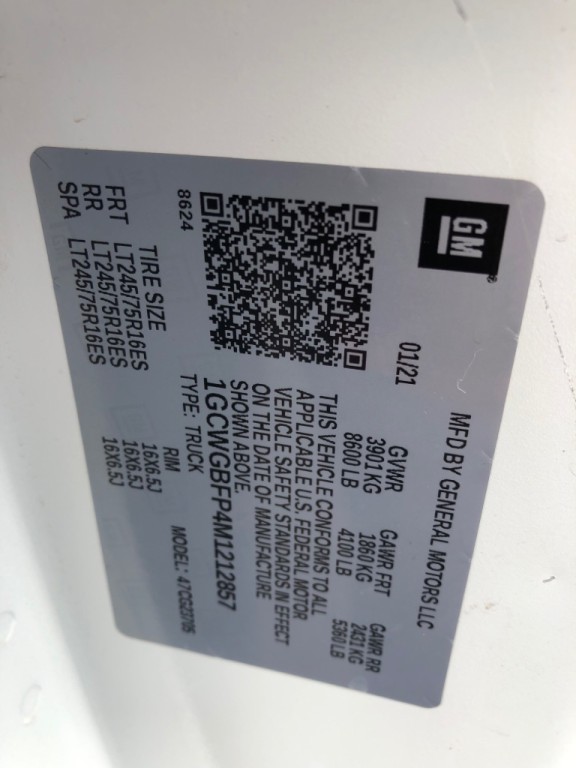 2021 Chevrolet Express Image 35