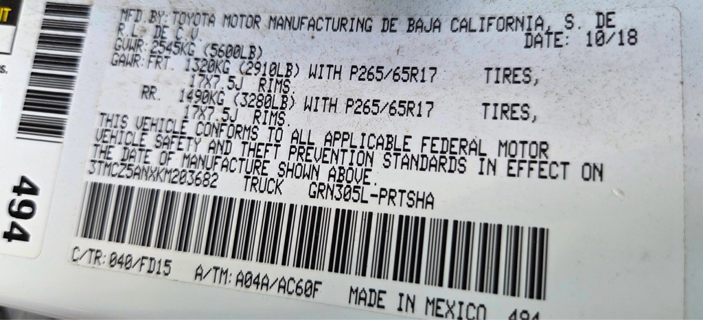 2019 Toyota Tacoma Image 4